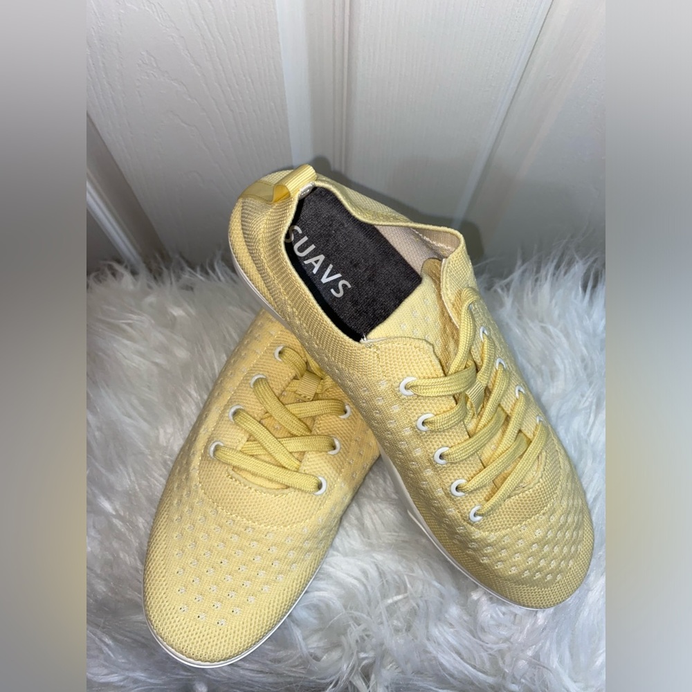 Suavs The Zilker Knit Low Top Lace Up Sneakers W10/M8